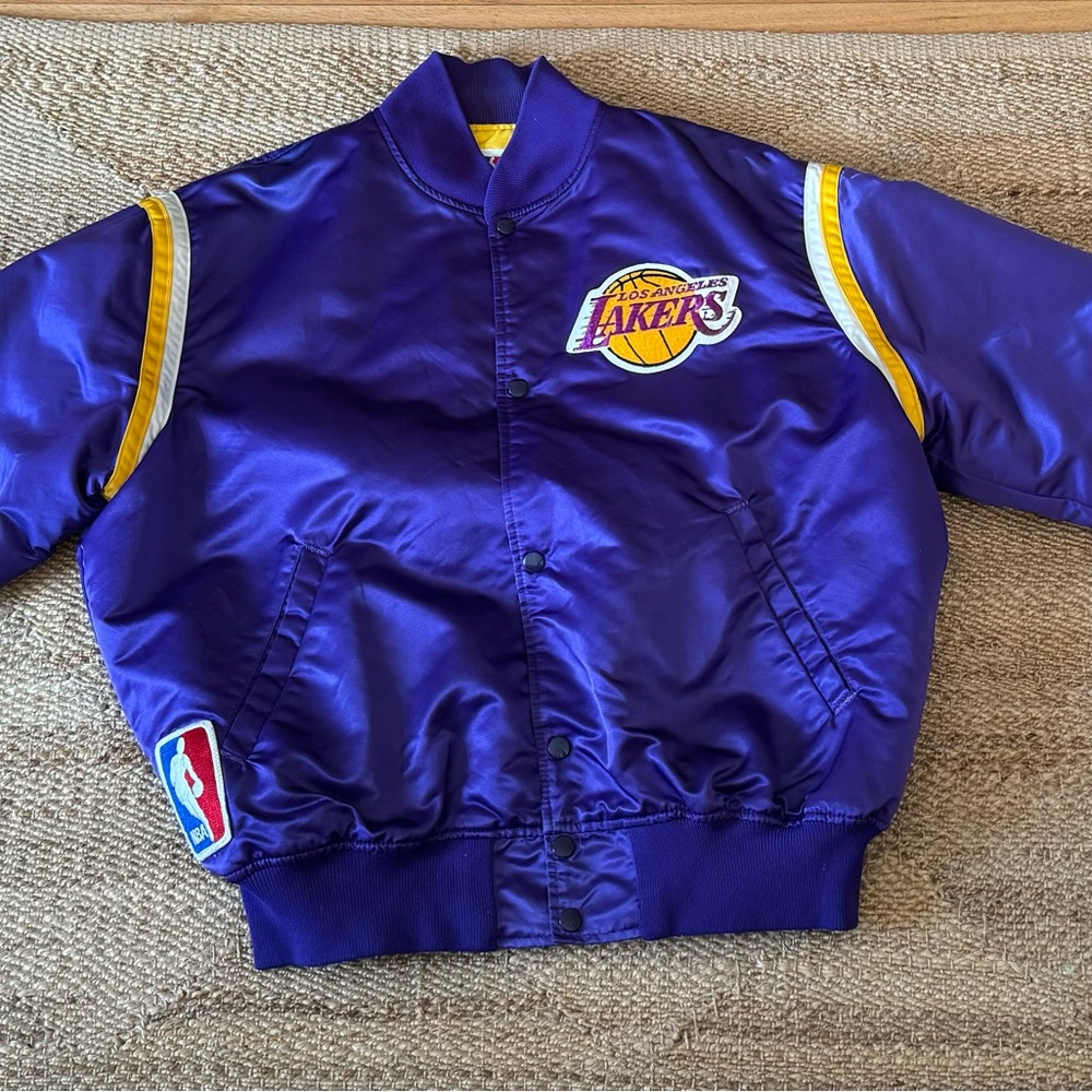 Purple Los Angeles Lakers Starter Jacket